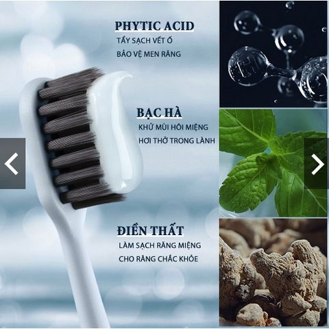 Kem đánh răng soda bạc hà Hello Blueman hương thơm tươi mát 210g