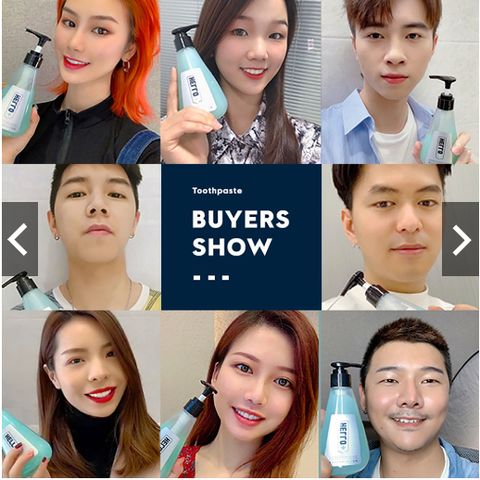 Kem đánh răng soda bạc hà Hello Blueman hương thơm tươi mát 210g
