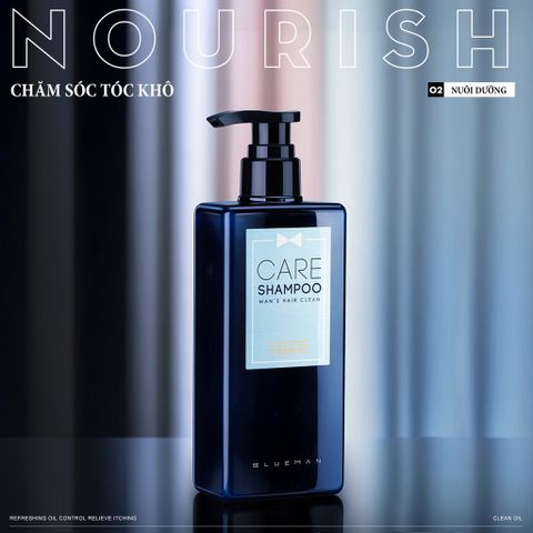 Dầu Gội Blueman Luxury Cho Nam - Nước Hoa Làm Sạch Gàu, Nuôi Dưỡng Tóc 400ml - Hương Thơm Quyến Rũ, Dưỡng Chất Thiên Nhiên