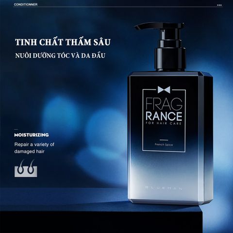 Dầu Xả Nam Blueman 210g - Phục Hồi Tóc Chắc Khỏe, Dưỡng Ẩm, Bảo Vệ Tóc Khỏi Tác Hại Môi Trường - Hudu Cosmetics