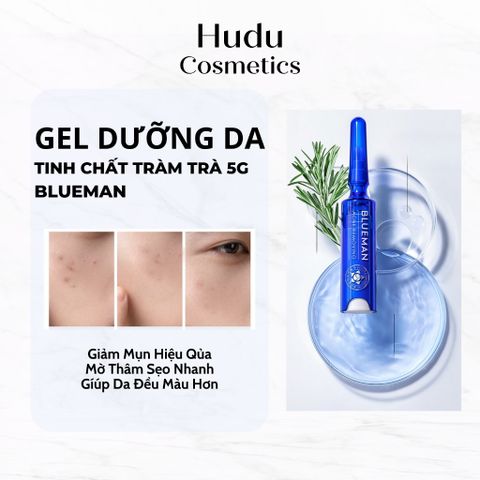 Serum Giảm Mụn Blueman 5g - Giảm Mụn Mờ Thâm Ngừa Sẹo Dưỡng Da Hiệu Quả - Hudu Cosmetics