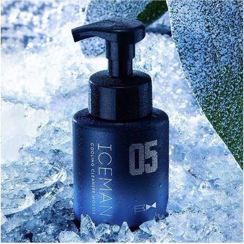 Sữa Rửa Mặt Nam Da Dầu Trắng Da Ngừa Mụn Thương Hiệu Blueman Iceman 180ml Dạng Bọt - Hudu Cosmetics