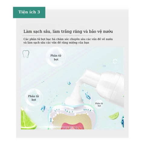 Nước súc miệng Shitong bọt đánh răng ngăn ngừa nhiệt miệng, hôi miệng, sâu răng - Hudu Cosmetics