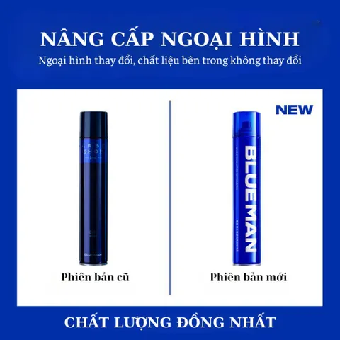 Sáp Vuốt Tóc Nam Blueman - Keo Xịt Giữ Nếp Lâu, Tăng Độ Phồng, Hương Thơm Dễ Chịu, 90g