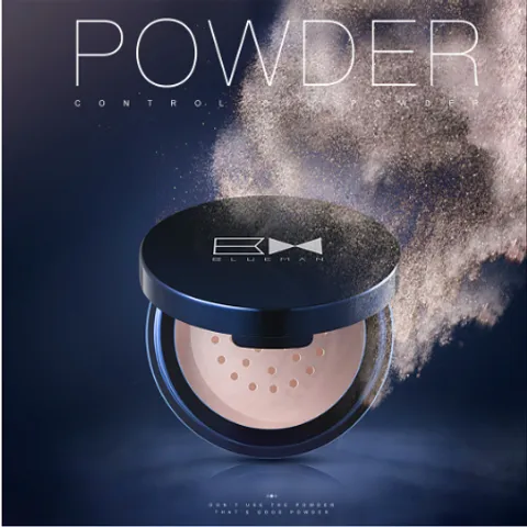 Phấn phủ trang điểm cho nam giới phấn lót kiểm soát dầu Blueman che khuyết điểm 10g nâng tone makeup