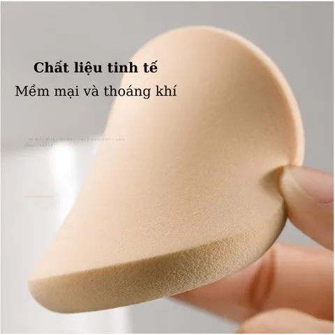 Bông Đánh Phấn Trang Điểm - Mút Tán Kem Bông Trang Điểm Kem Nền Mềm Mại Blueman - Hudu Cosmetics