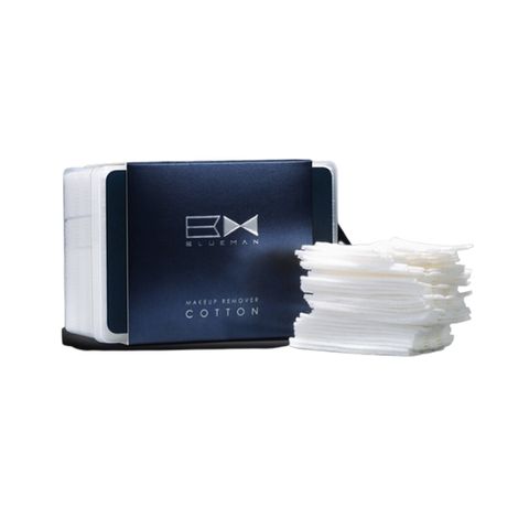 Hộp 80 Bông Tẩy Trang 3 Lớp Blueman - Bông Tẩy Trang Cho Nam Giúp Làm Sạch Da, Giảm Mụn - Hudu Cosmetics