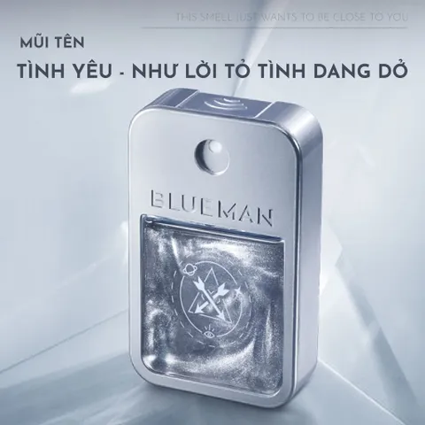 Nước Hoa Nam Thơm Lâu Blueman - Nước Hoa Mini Cho Nam Hương Thơm Lịch Lãm 30ml - Hudu Cosmetics