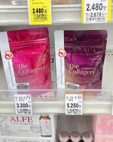 Viên Uống Shiseido The Collagen Luxerich 1000mg - Phục Hồi Độ Đàn Hồi Da, Chống Lão Hóa, Bổ Sung Dưỡng Chất làm Đẹp Hàng Nhật