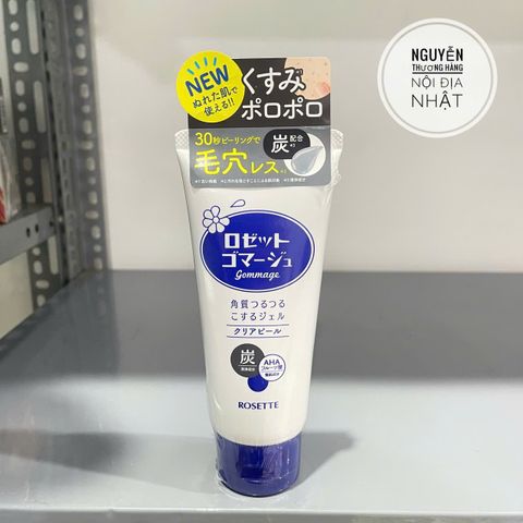 Gel Tẩy Tế Bào Chết Rosette Nhật Bản 120g - Sản Phẩm Chăm Sóc Da Mịn Màng, Giúp Làn Da Sáng Khỏe, Dịu Nhẹ Cho Mọi Loại Da