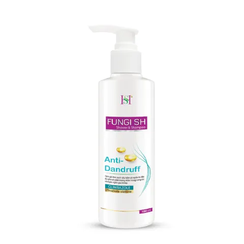 Dầu Gội Tắm Fungi SH 100ml - Chống Gàu, Làm Sạch Vảy Nấm & Giảm Ngứa Da Đầu, Duy Trì Tóc Khỏe Đẹp