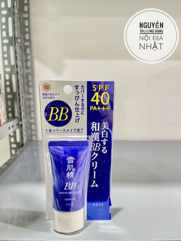 Kem trang điểm Kose Sekkisei White BB Cream Nhật Bản - Tạo tự nhiên, che khuyết điểm, chống nắng và cấp ẩm cho mọi loại da