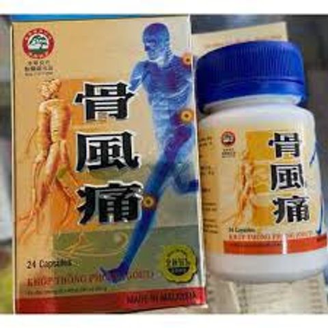 Khớp Thống Phong Glucosamine Chính Hãng Malaysia - Hỗ Trợ Giảm Đau, Sưng Tấy Khớp, Tăng Cường Sức Khỏe Xương Khớp - Hộp 24 Viên