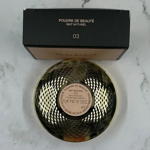 Phấn Phủ Gucci 01 Poudre De Beaute Mat Naturel 10G - Phấn Trang Điểm Sang Trọng Che Phủ Hoàn Hảo, Duy Trì Độ Bền Lâu Dài
