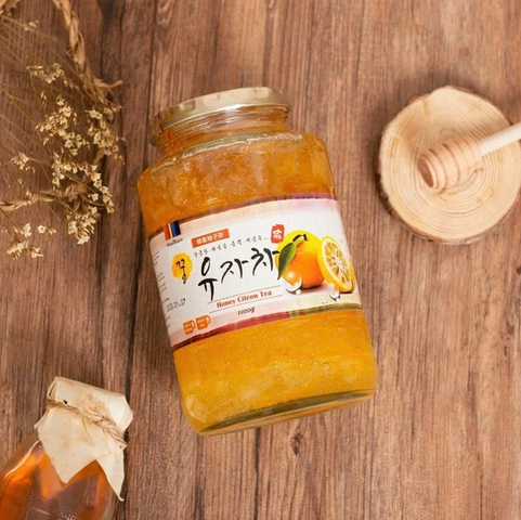Mật Ong Chanh Masilraon Hàn Quốc 1L - Trà Citron Tăng Cường Đề Kháng, Ngăn Ngừa Ho, Hương Vị Thơm Ngon Cho Sức Khỏe