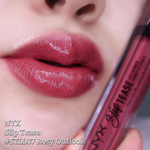 Son Kem Bóng Nyx Slip Tease Full Color - Son Môi Bóng Satin Dưỡng Ẩm, Màu Sắc Rực Rỡ, Phù Hợp Mọi Dịp, Mùi Vanilla Ngọt Ngào