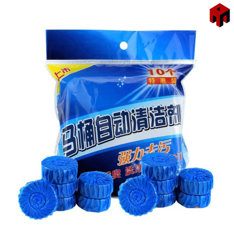 Combo 02 Bịch Viên Tẩy Bồn Cầu Siêu Sạch 10 Viên - Khử Mùi Hiệu Quả, Bồn Cầu Luôn Sạch Sẽ, Tiện Lợi Dễ Dùng