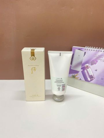 Sữa Rửa Mặt Dưỡng Trắng Whoo Gongjinhyang Seol 180ml - Sữa Rửa Mặt Làm Sáng Da, Giảm Sạm Nám, Độc Quyền Từ The History of Whoo
