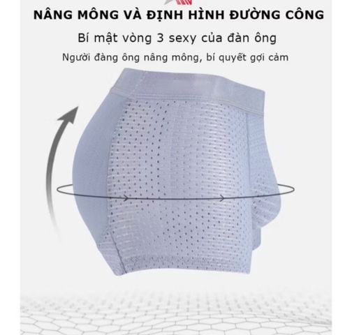 Quần Lót Nâng Mông Nam - Giải Pháp Tạo Dáng Cho Văn Phòng, Đai Lưng Đàn Hồi, Thoáng Khí, Tự Tin Hơn Mỗi Ngày