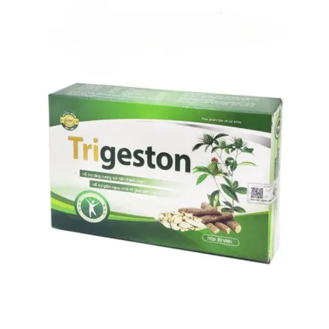 Viên uống tiêu trĩ Trigeston - Hỗ trợ thanh nhiệt, nhuận tràng, giảm táo bón, cải thiện triệu chứng trĩ - Hộp 30 viên