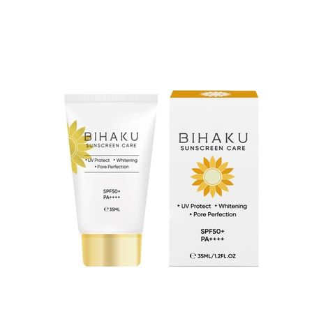 Kem Chống Nắng Bihaku SPF 50+ PA++++ - Chăm Sóc Da Nhạy Cảm, Dưỡng Trắng, Kiềm Dầu, Chống Tia UV, Xuất Xứ Nhật Bản