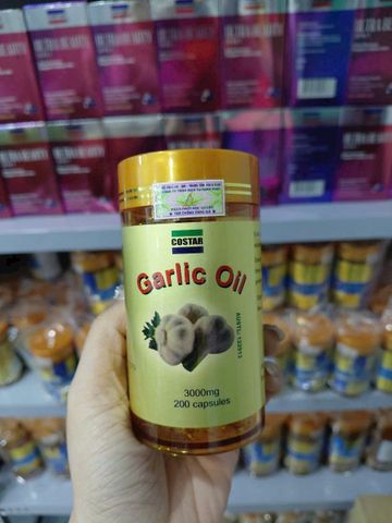 Viên Uống Tinh Dầu Tỏi Costar 3000mg - Tăng Cường Sức Đề Kháng & Bảo Vệ Tim Mạch, 100 Viên Chính Hãng Úc