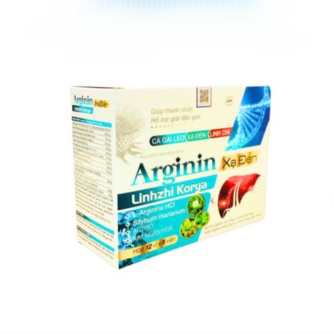 Viên uống ARGININ Xạ Đen - Bổ Gan Giúp Thanh Nhiệt, Giải Độc Gan Cho Người Uống Rượu Bia - Hộp 60 Viên Thảo Dược Tự Nhiên