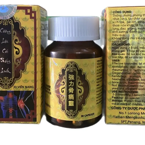 Viên uống Xương Khớp Cường Lực Cốt Thống - Hỗ trợ sức khỏe xương khớp hiệu quả - 30 viên, sản phẩm từ Malaysia