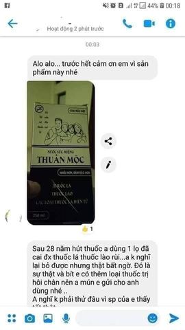 Nước Súc Miệng Cai Thuôc Thuần Mộc Ngừa Sâu Răng, Hôi Miệng, Làm Sạch Khoang Miệng 250ml