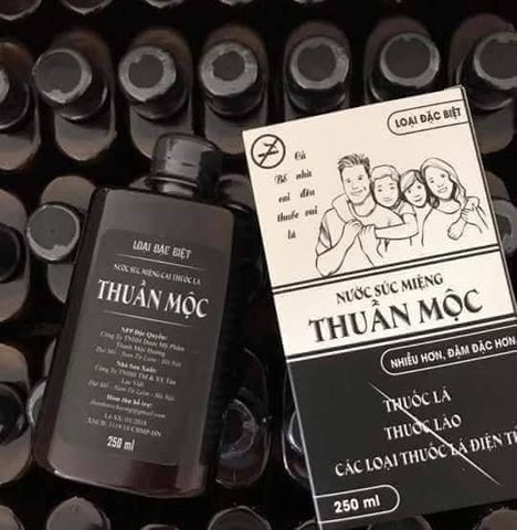 Nước Súc Miệng Cai Thuôc Thuần Mộc Ngừa Sâu Răng, Hôi Miệng, Làm Sạch Khoang Miệng 250ml