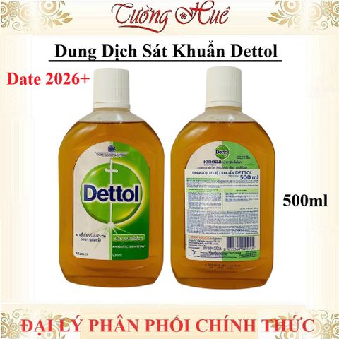 Dung Dịch Sát Khuẩn Dettol Đa Năng 500ml/1000ml - Diệt Khuẩn 99,9% An Toàn Cho Gia Đình, Khử Trùng Bề Mặt & Da