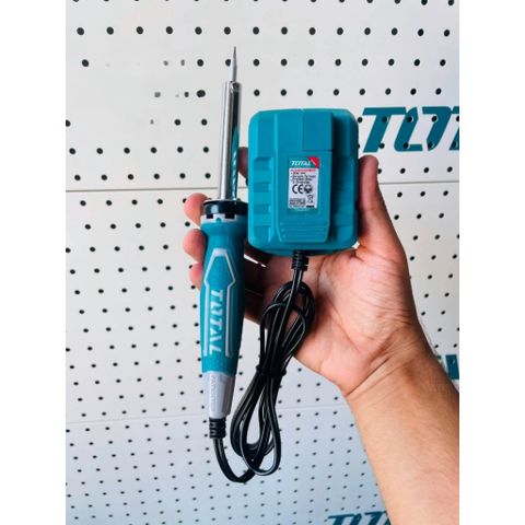 Mỏ hàn chì không dây Total TSILI2001 - Hàn thiếc 40W 20V, gia nhiệt nhanh, sửa chữa điện tử tiện dụng