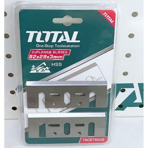 Lưỡi Bào Gỗ 82mm Total TAC618202 - Hợp Kim Cao Cấp, Sắc Bén, Bào Mịn Bề Mặt Gỗ - Phụ Kiện Máy Bào Chất Lượng