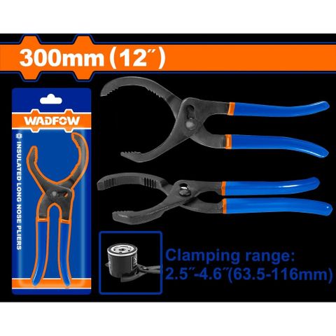 Kềm Mở Lọc Dầu 300mm WADFOW WPL6612 - Dụng Cụ Tháo Lắp Nhanh, Bền Bỉ, Tay Cầm Chống Trượt, Giải Pháp An Toàn Cho Ô Tô, Xe Máy