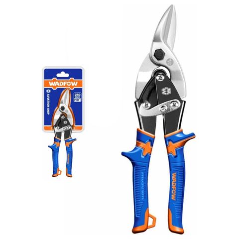 Kéo Cắt Tôn Trái 10 Inch WADFOW WAS1410 - Lưỡi Thép Sắc Bén, Tay Cầm Cao Su Chống Trượt, Dụng Cụ Cắt Tôn Chuyên Dụng