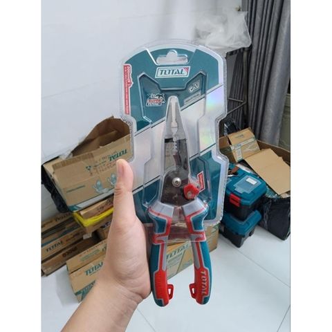 Kìm Lắp Điện Đa Năng 6 Trong 1 Cán Cách Điện 500 Volt Total THTMF286 - Dụng Cụ Thiết Bị Tiện Ích Chất Lượng Cao
