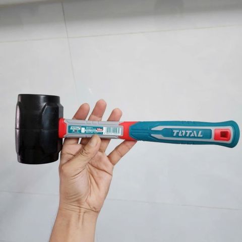 Búa Cao Su Đen Total THRUH6816 - Dụng Cụ Tiện Ích 16oz Chống Trầy Xước, Tay Cầm Nhựa Sợi Thủy Tinh, Đảm Bảo An Toàn