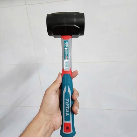 Búa Cao Su Đen Total THRUH6816 - Dụng Cụ Tiện Ích 16oz Chống Trầy Xước, Tay Cầm Nhựa Sợi Thủy Tinh, Đảm Bảo An Toàn