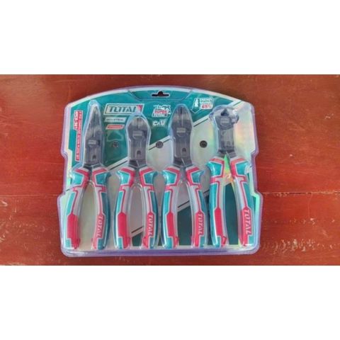 Bộ 4 Kềm Trợ Lực THT2CK241S - Kềm Răng, Kềm Cắt Tiết Kiệm Năng Lượng, Chất Liệu Cr-V, Tay Cầm TPR Thoải Mái