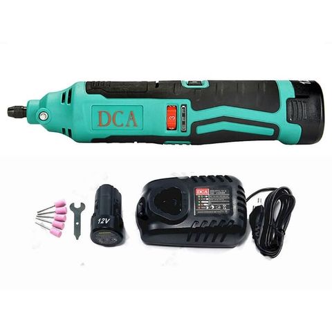 Máy Mài Khuôn DCA ADSJ10EK 12V DC - Không Dây, Thiết Kế Nhỏ Gọn, Hiệu Suất Cao, Lý Tưởng Cho DIY và Công Việc Ngoài Trời