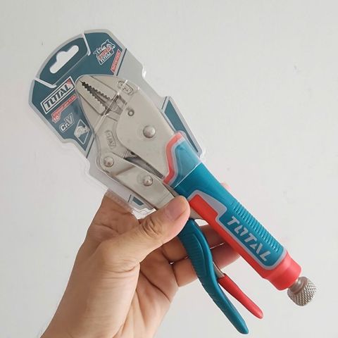 Kềm Hàm Thẳng 10 Inch Total THT191005 - Dụng Cụ Kẹp Chắc Chắn, Điều Chỉnh Linh Hoạt, Tay Cầm Chống Trượt, Chất Liệu Thép Cao Cấp