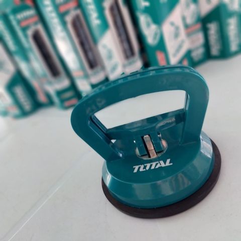 Tay Hít Kính 1 Chấu Total TSP01251 - Dụng Cụ Hỗ Trợ Lắp Đặt Kính, Lực Hút 25kg, Đường Kính 115mm, Tiện Ích Đa Năng