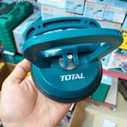 Tay Hít Kính 1 Chấu Total TSP01251 - Dụng Cụ Hỗ Trợ Lắp Đặt Kính, Lực Hút 25kg, Đường Kính 115mm, Tiện Ích Đa Năng