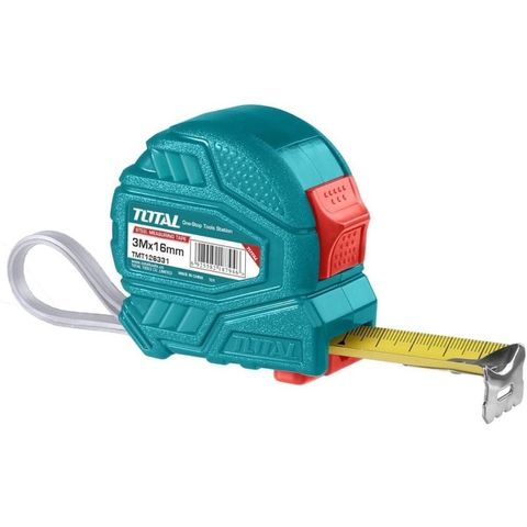 (AT8) Thước kéo thép nền vàng TOTAL TMT126331 loại 3mét