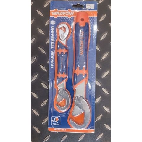 Bộ 2 Cờ Lê Đa Năng WUW1103 - Cờ Lê Mở Hai Đầu 9-14mm & 15-22mm, Cờ Lê Một Đầu 23-32mm, Tay Cầm Mạ Chrome