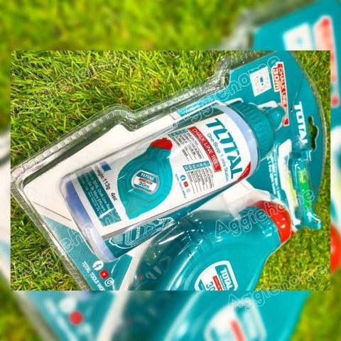 Phấn Vẽ Đường Thẳng Total THT661301 - Dụng Cụ Vẽ Đường Chính Xác 30m, Hộp Phấn Màu Xanh, Phụ Kiện Tiện Ích Cho Kỹ Thuật Viên