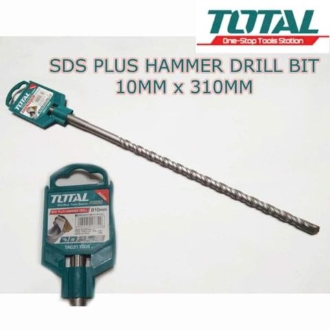 Mũi Khoan Bê Tông Đuôi Gài 10x310mm Total TAC311005 - Dụng Cụ Chất Lượng Cao Cho Công Trình Xây Dựng