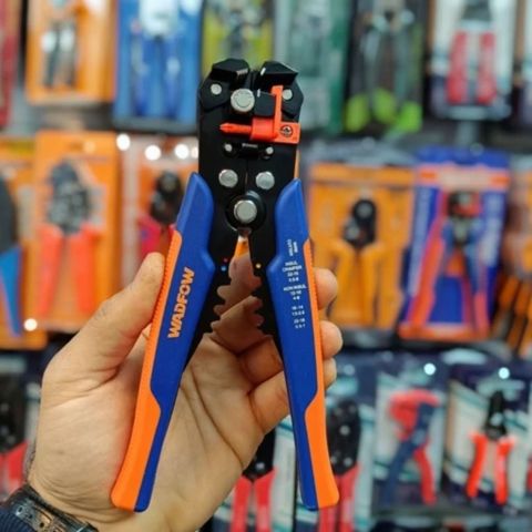 Kìm tước dây tự động 210mm WADFOW WBQ4601 - 3 chức năng tước, cắt, uốn cho thợ điện và DIY tiện lợi