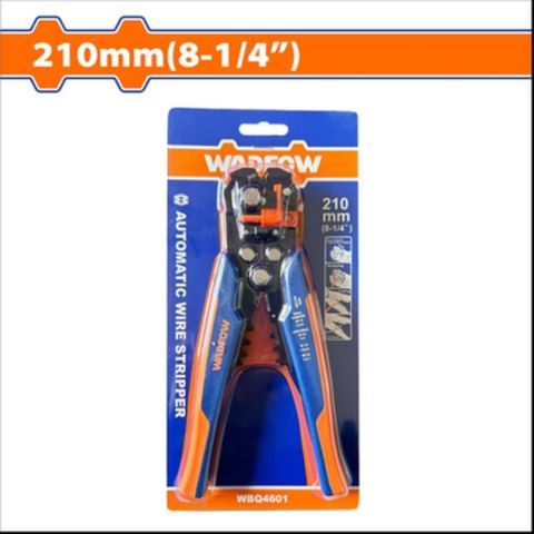 Kìm tước dây tự động 210mm WADFOW WBQ4601 - 3 chức năng tước, cắt, uốn cho thợ điện và DIY tiện lợi