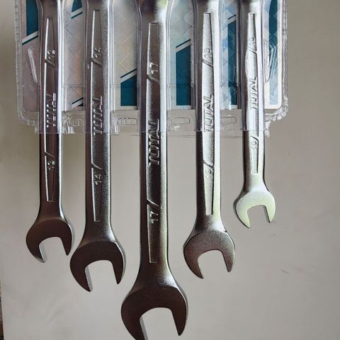Bộ Cờ Lê Vòng Miệng TOTAL THT102266 - 6 Chi Tiết Thép CR-V Chống Gỉ, Dụng Cụ Sửa Chữa Xe Máy, DIY Tại Nhà